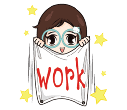 Nadd Jung The office girl+ sticker #11553286
