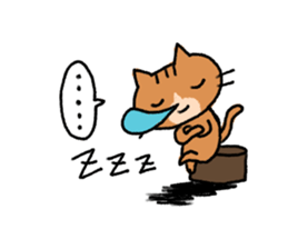 Exciting cat!!2 sticker #11553393