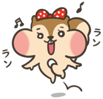 Omochi girl Squirrel sticker #11553689