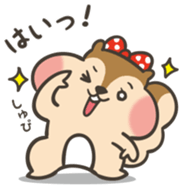 Omochi girl Squirrel sticker #11553693