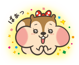 Omochi girl Squirrel sticker #11553696