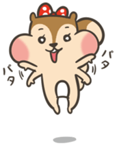 Omochi girl Squirrel sticker #11553706