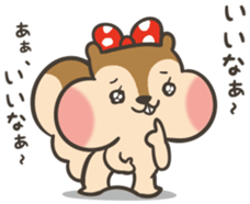 Omochi girl Squirrel sticker #11553709