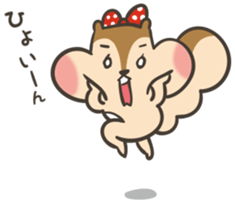 Omochi girl Squirrel sticker #11553711