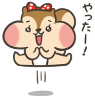 Omochi girl Squirrel sticker #11553723