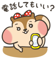 Omochi girl Squirrel sticker #11553725