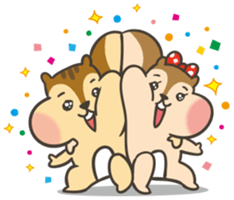 Omochi girl Squirrel sticker #11553726