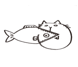 mejiro cat sticker #11554267