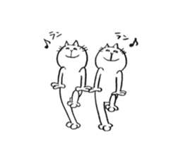 mejiro cat sticker #11554279