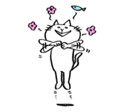 mejiro cat sticker #11554281