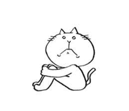 mejiro cat sticker #11554286