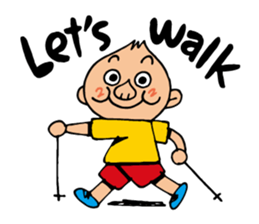 Enjoy! Pole Walking sticker #11554942