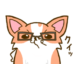Naughty Corgi 3 sticker #11555132