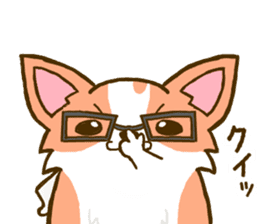 Naughty Corgi 3 sticker #11555132