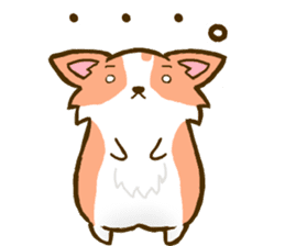 Naughty Corgi 3 sticker #11555135