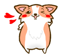 Naughty Corgi 3 sticker #11555137