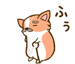 Naughty Corgi 3 sticker #11555141