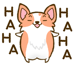 Naughty Corgi 3 sticker #11555142