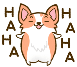Naughty Corgi 3 sticker #11555142