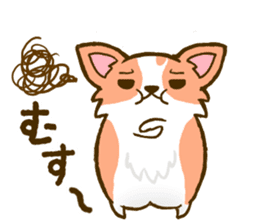 Naughty Corgi 3 sticker #11555150