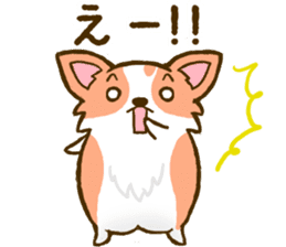 Naughty Corgi 3 sticker #11555151