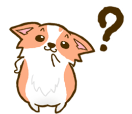 Naughty Corgi 3 sticker #11555154