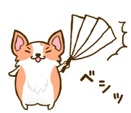 Naughty Corgi 3 sticker #11555159