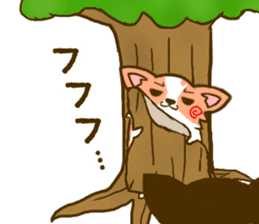 Naughty Corgi 3 sticker #11555162