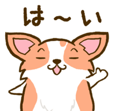 Naughty Corgi 3 sticker #11555164