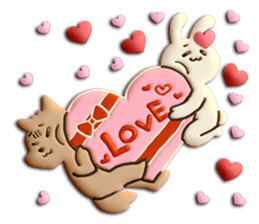 Very Sweet -Rabbit & Wolf- sticker #11555269