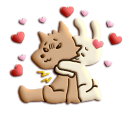 Very Sweet -Rabbit & Wolf- sticker #11555272