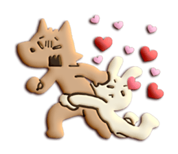 Very Sweet -Rabbit & Wolf- sticker #11555273