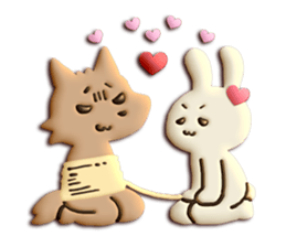 Very Sweet -Rabbit & Wolf- sticker #11555274