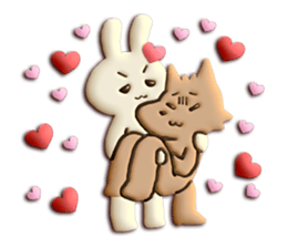 Very Sweet -Rabbit & Wolf- sticker #11555277