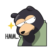 Cool Honey Bear sticker #11555513