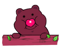 bear everybody loves sticker #11555698