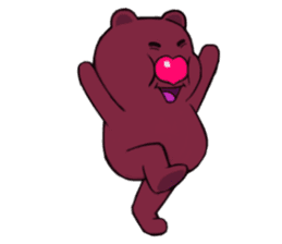 bear everybody loves sticker #11555700