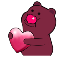 bear everybody loves sticker #11555703