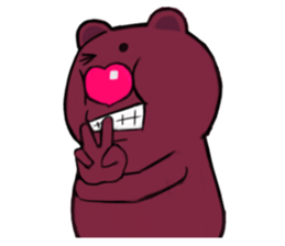bear everybody loves sticker #11555717