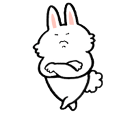 Emotions rabbit. sticker #11556096