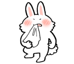 Emotions rabbit. sticker #11556098