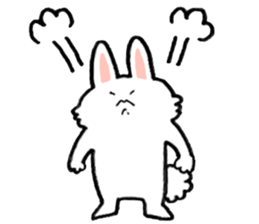 Emotions rabbit. sticker #11556099