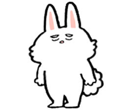 Emotions rabbit. sticker #11556101