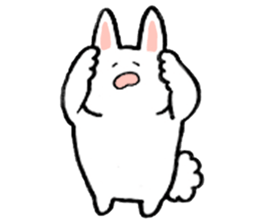 Emotions rabbit. sticker #11556103