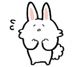Emotions rabbit. sticker #11556105