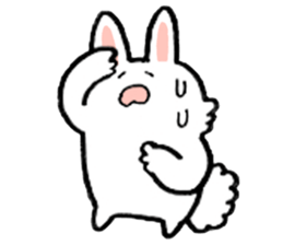 Emotions rabbit. sticker #11556107