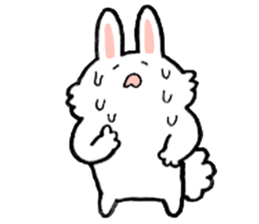 Emotions rabbit. sticker #11556108