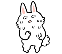 Emotions rabbit. sticker #11556110