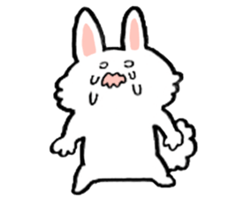 Emotions rabbit. sticker #11556115