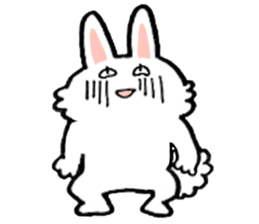Emotions rabbit. sticker #11556116